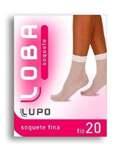 Meia Soquete Fina Loba fio 20 Lupo 5530-001