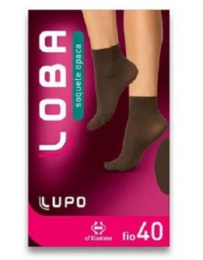 Meia Soquete Opaca Fio 40 Loba Lupo 5531-001 