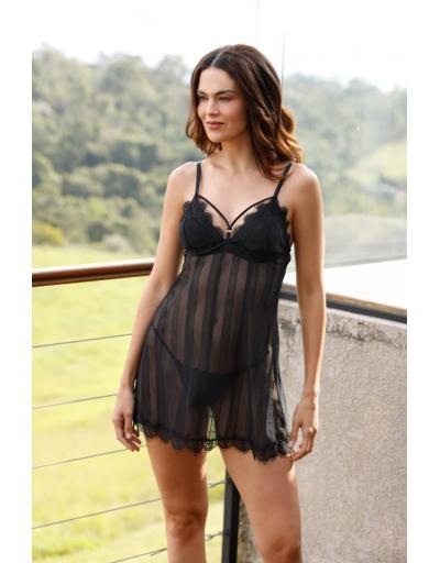 Camisola Triângulo Em renda Laise Sem Bojo beautiful 3748