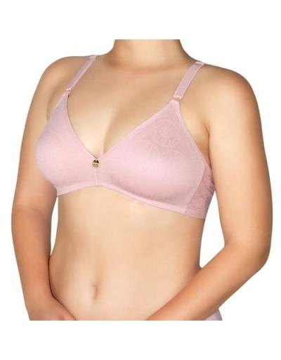 Soutien Em Microfibra Jacquard sem aro e sem bojo delrio 403825