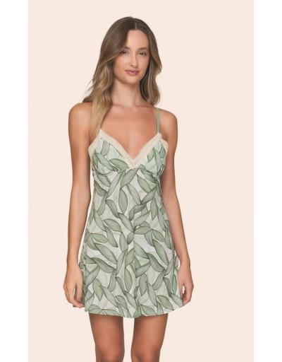 Camisola com Alça Regulável e Detalhe em Renda no Decote LUALUA 22120384