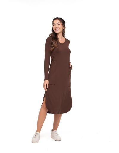CAMISOLA MANGA LONGA em viscolycra toque sleepwear 2001108