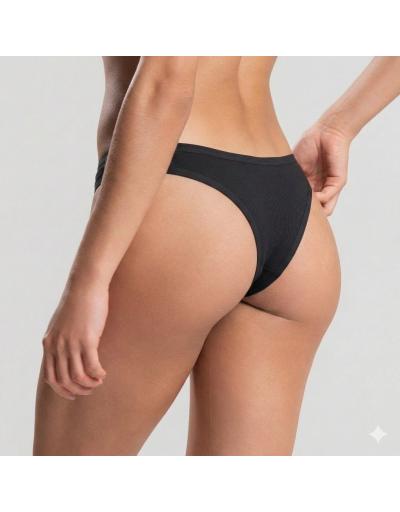 Calcinha Biquíni Viscose Canelada ESTILO NATURAL 1820