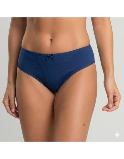 CALCINHA ALGODÃO BASICA TANGA ALTA ESTILO NATURAL 205