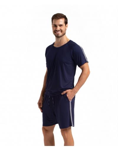Pijama Masculino Viscolycra Manga Curta TOQUE SLEEPWEAR 2102007