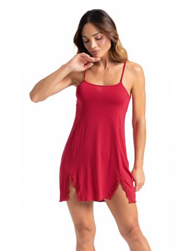 Camisola Feminina Viscolycra Com Renda TOQUE SLEEPWEAR 2101027